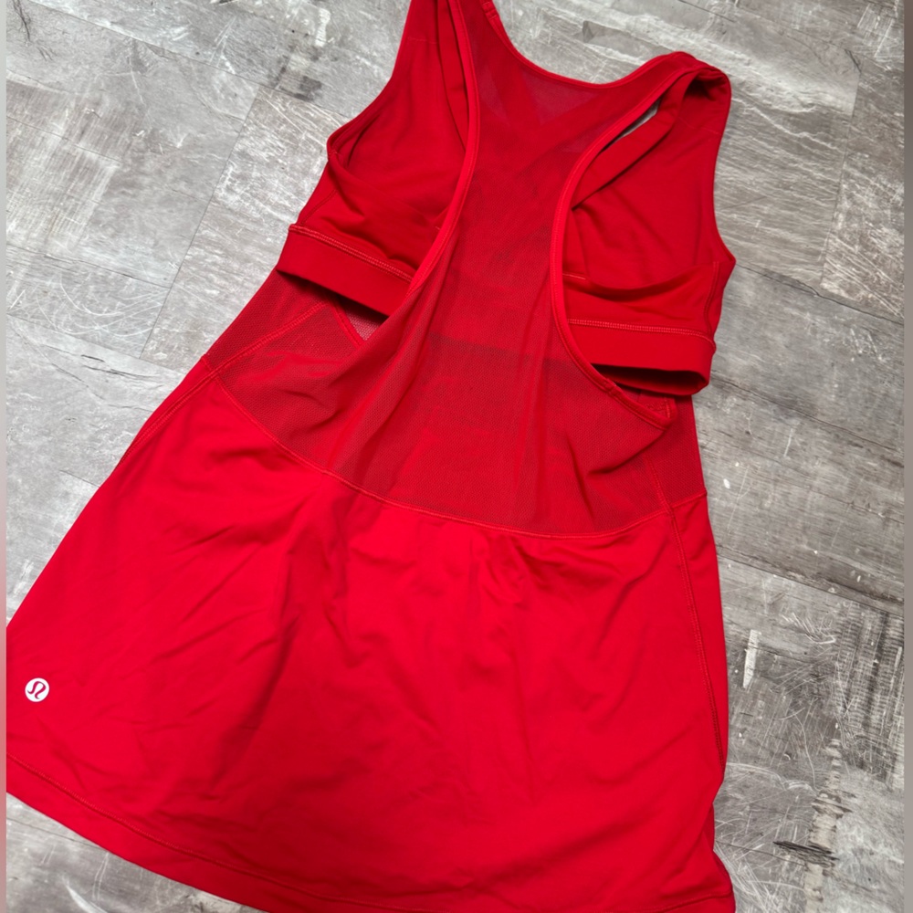 lululemon athletica Red Racerback Tank